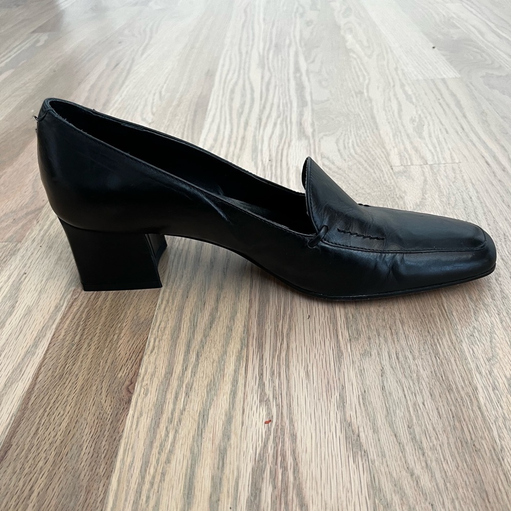 Sesto Meucci Black Italian Loafers, Buttery Soft Leather, Women’s Size 9 Narrow - Picture 3 of 11
